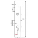 Корпус замка KEDR 153-20